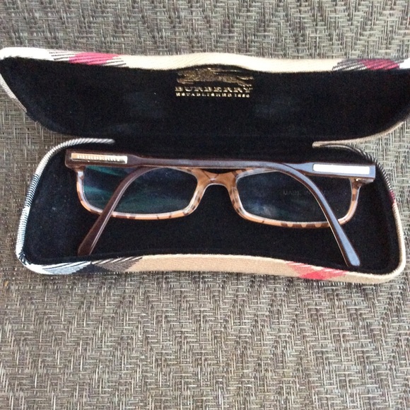 Burberry Brown Rectangle Optical Eyeglasses Frames - Picture 8 of 11